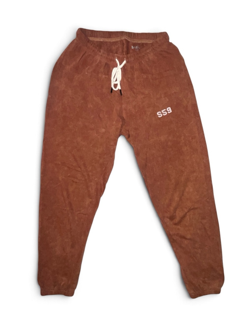 Splits59 Washed Look Sweatpants Drawstring Waist Cinched Bottom Size Small